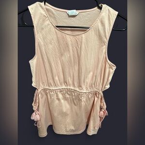 Club Monaco Blush Pink Sleeveless Blouse